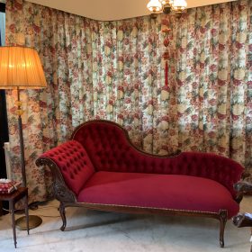 Floral Translucent Curtain for Living Room