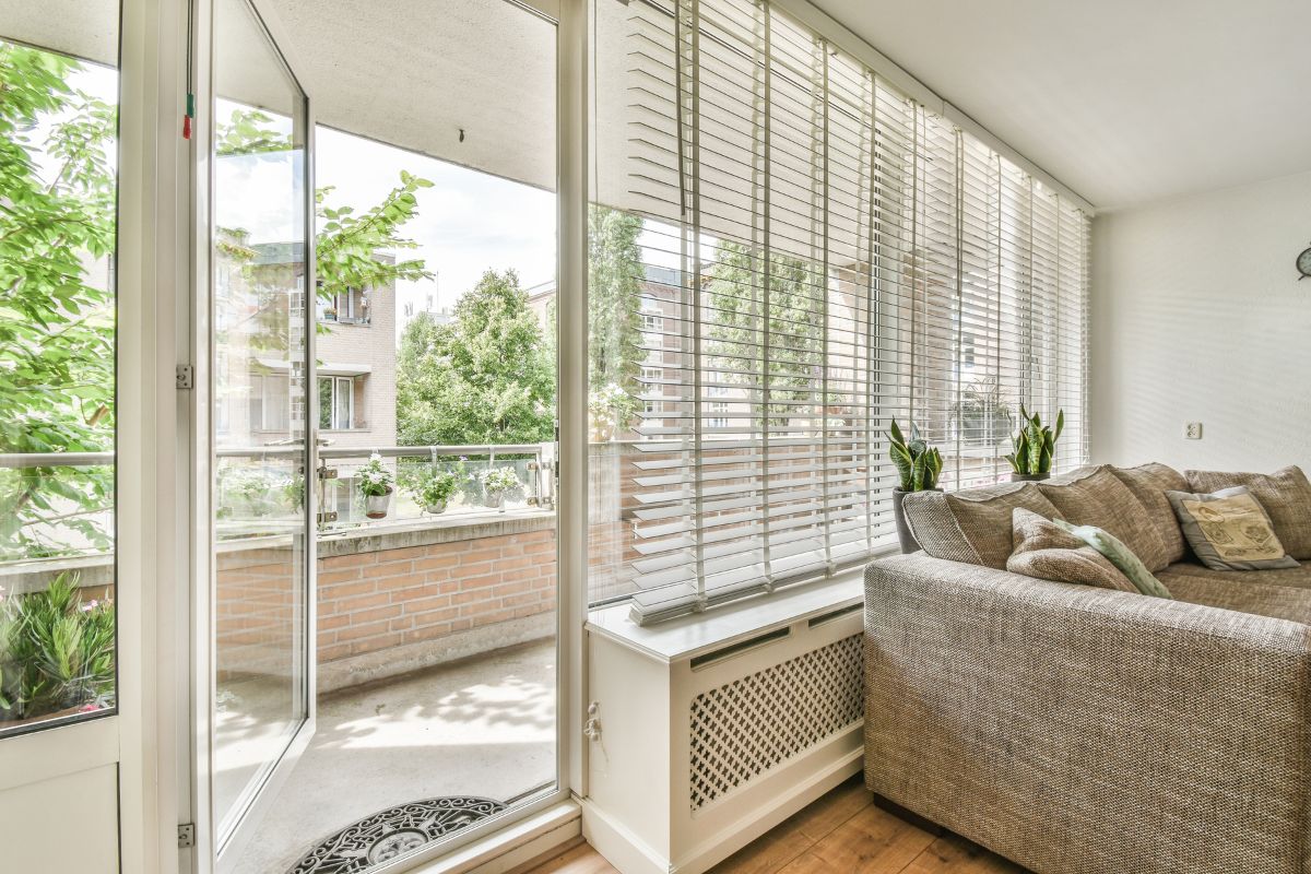 solid PVC Balcony Blinds